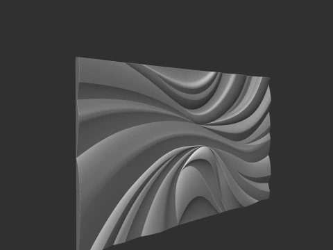 Decorative Wall Panel 3D Print Model