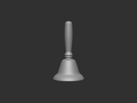 Hand Bell 3Dプリントモデル