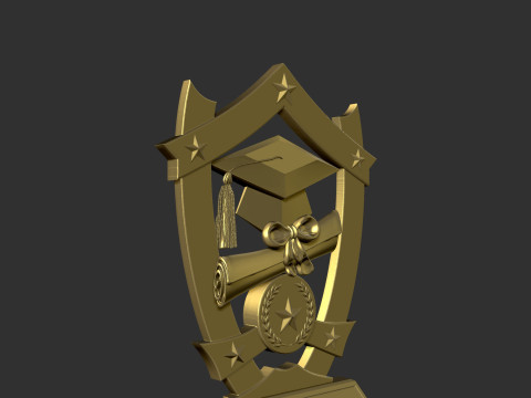 Graduation Plaque Modello di stampa 3D