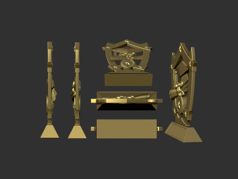 Graduation Plaque 3D Print Model