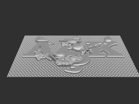 Ask ve kuslar 3d tabela 3D Druckmodell