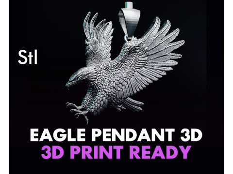 Eagle Pendant 3D Druckmodell