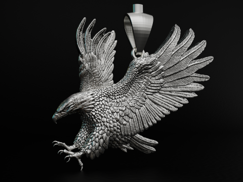 Eagle Pendant 3D 打印模型