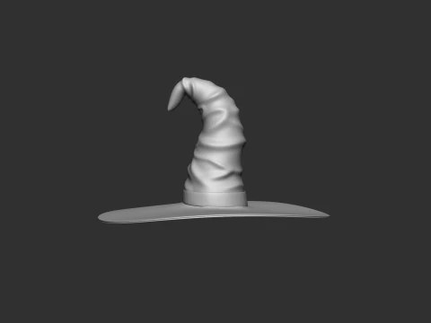 Witch Hat 3D Print Model