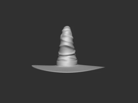 Witch Hat 3D Print Model