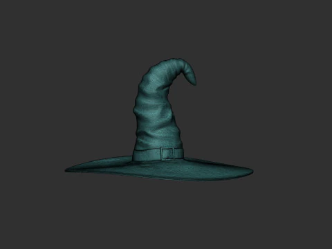 Witch Hat 3D Print Model