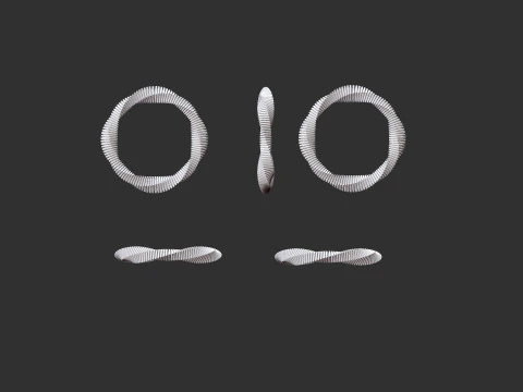 Набор абстрактных фигур 3D Принт Модель