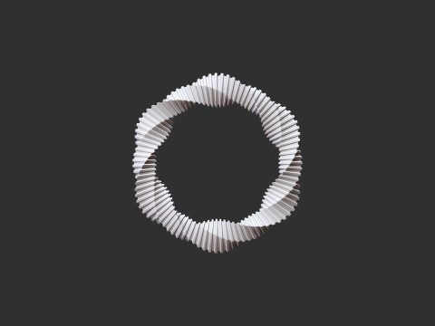 Abstract Figure Set Model Cetak 3D