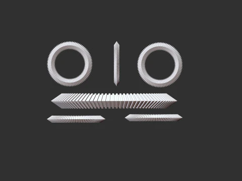 Набор абстрактных фигур 3D Принт Модель