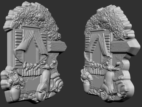 The Mediterranean Window 3D Print Model