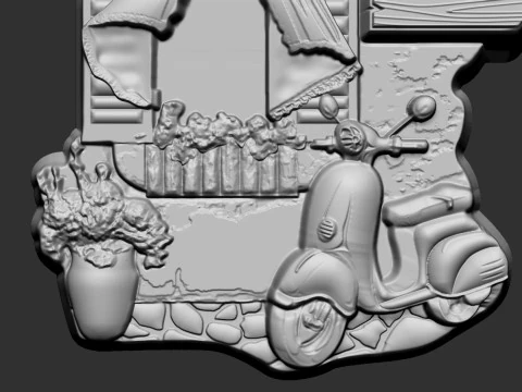 The Mediterranean Window 3D Print Model