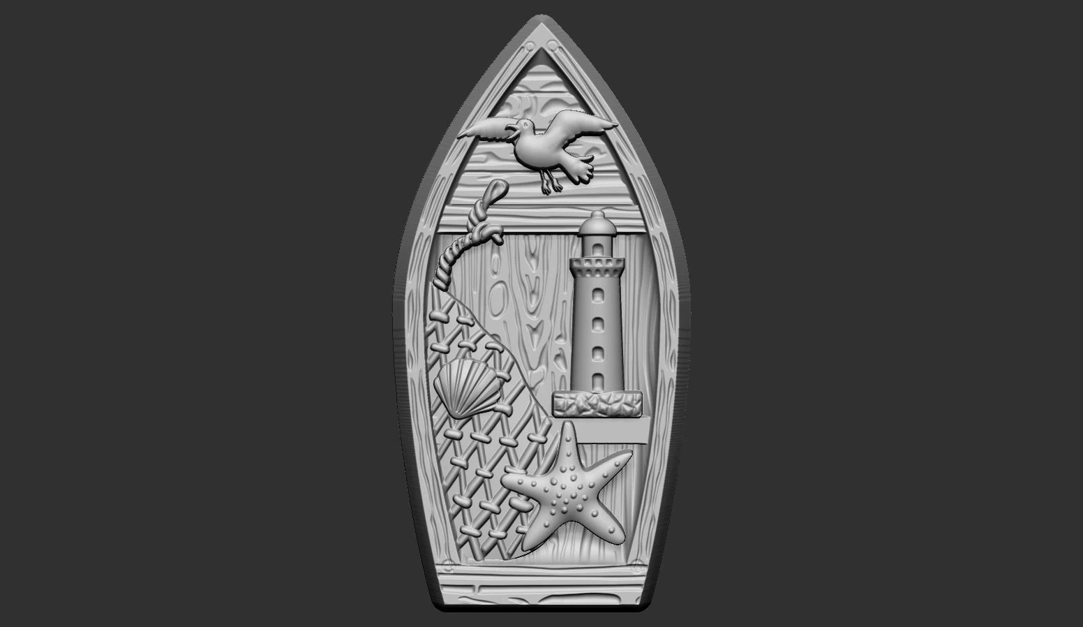Boat Souvenir 3D Print Model .c4d .max .obj .3ds .fbx .stl .blend 