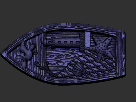 Boat Souvenir 3D Print Model