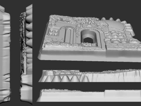 The Mediterranean House Souvenir 3D Print Model