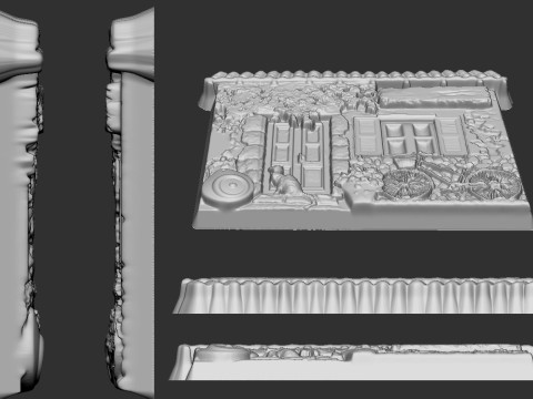 The Mediterranean House Souvenir 3D Druckmodell