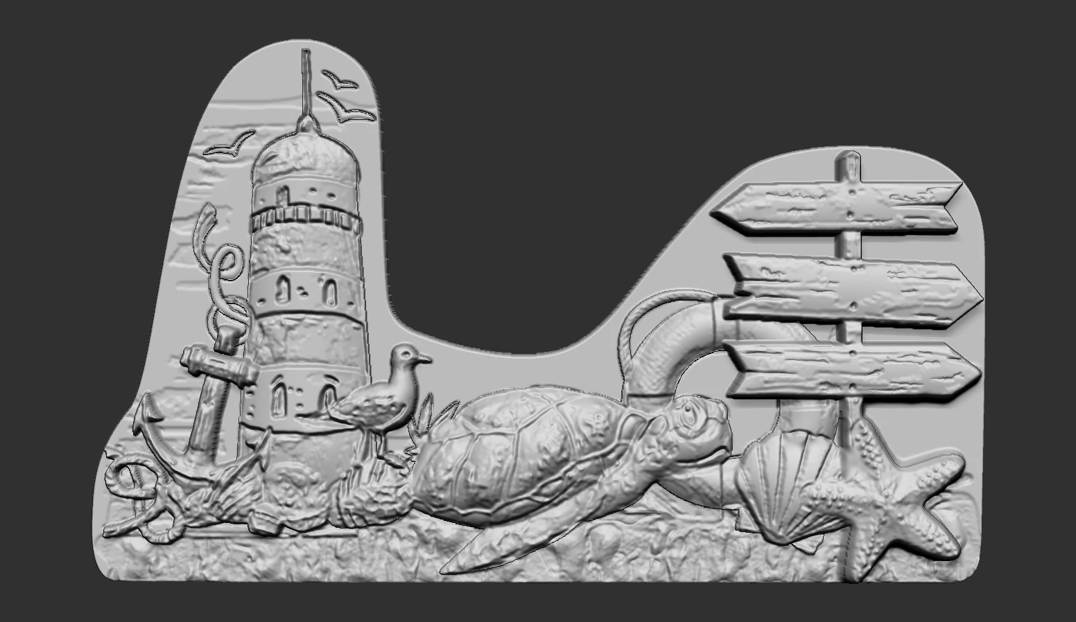 Vacation Souvenir 3D Print Model .c4d .max .obj .3ds .fbx .stl .blend 