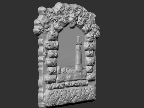 Stone Window Souvenir Modelo de impresión 3D