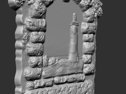 Stone Window Souvenir Modelo de impresión 3D
