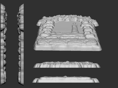 Stone Window Souvenir Modelo de impresión 3D
