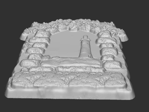 Ricordo della finestra di pietra Modello di stampa 3D