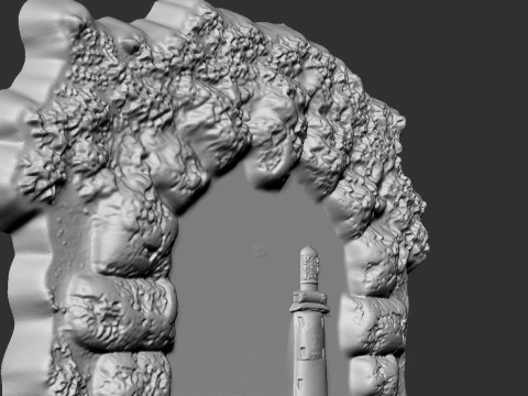 Ricordo della finestra di pietra Modello di stampa 3D