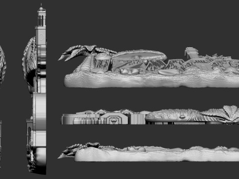 Izmir City Souvenir 3D Print Model