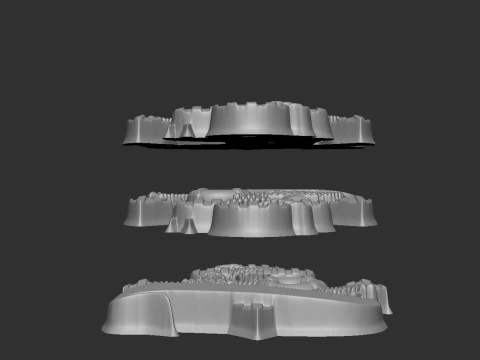 Anchor and Lighthouse Souvenir 3D Print Model