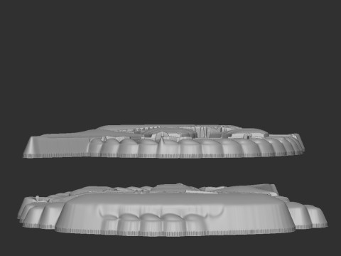 Sailing Boat Badge 3D Baskı Modeli