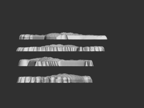 Dove bas-relief 3D 프린트 모델