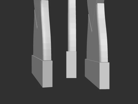 Heart Shaped Memorial Tombstone 3D Print Model