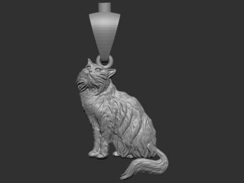Cat Pendant 3D Принт Модель