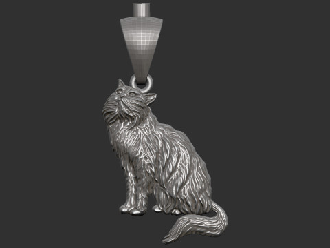 Cat Pendant 3D Принт Модель