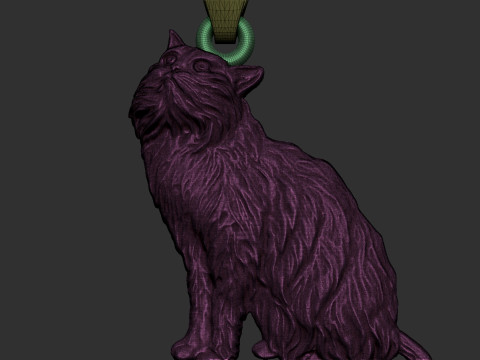 Cat Pendant 3D Принт Модель