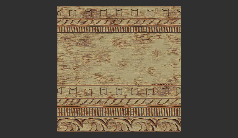 Hand Carved Style Cabinet Door 3D 프린트 모델 .c4d .max .obj .3ds .fbx .stl .blend
