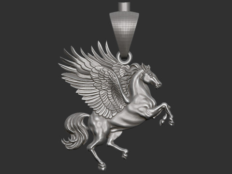 Pegasus Pendant 3D Принт Модель