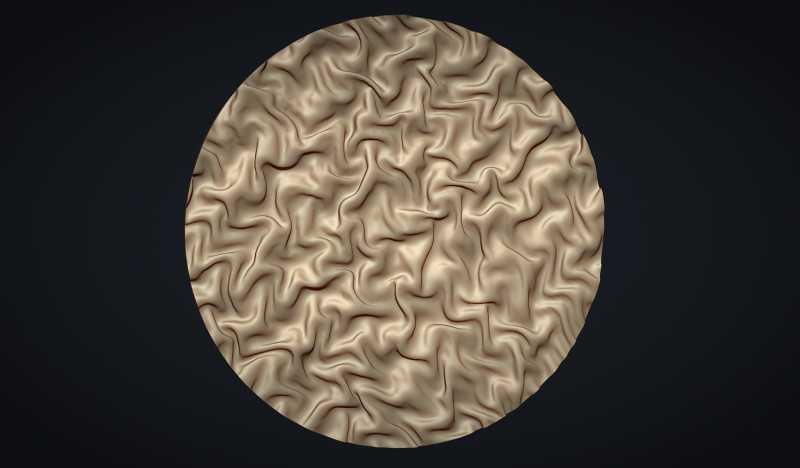 Drapery Sculptures Wall Art Panel 3D Baskı Modeli .c4d .max .obj .3ds .fbx .stl .blend 