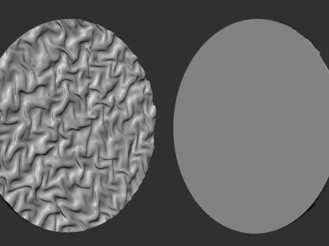 Drapery Sculptures Wall Art Panel 3D Print Model