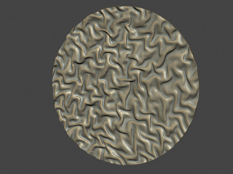 Drapery Sculptures Wall Art Panel 3D Baskı Modeli