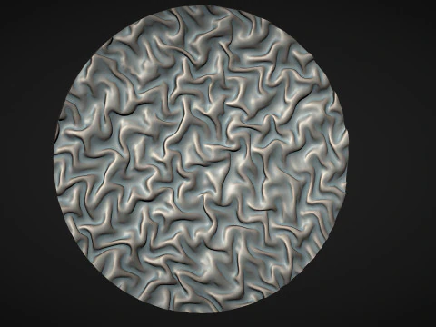 Drapery Sculptures Wall Art Panel 3D Print Model