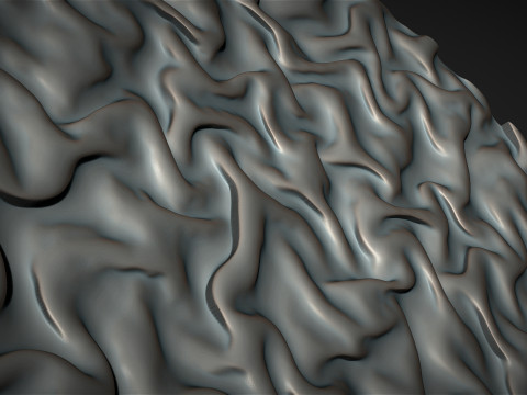 Drapery Sculptures Wall Art Panel 3D Baskı Modeli