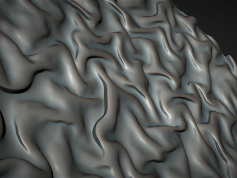 Drapery Sculptures Wall Art Panel 3D Print Model