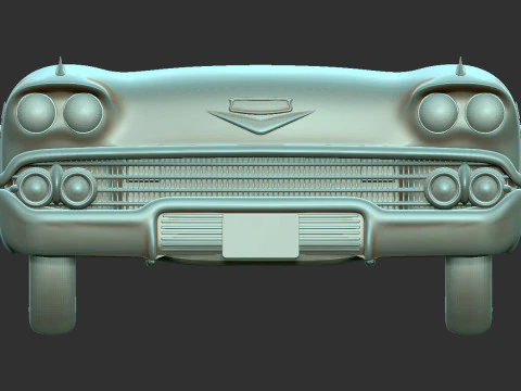 Chevrolet Impala 1958 front stl 3D Print Model