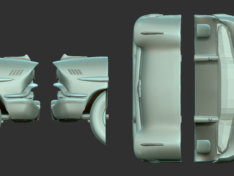 Chevrolet Impala 1958 front stl Modelo de Impressão 3D