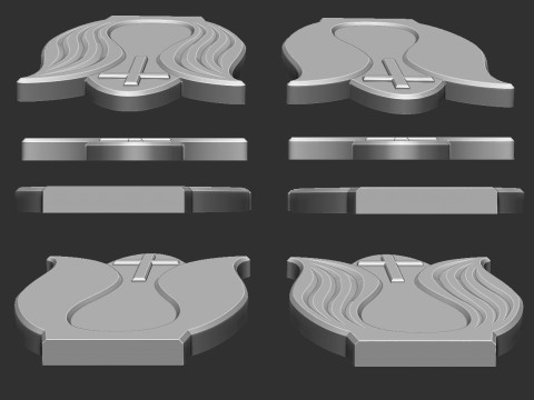 Tulip-shaped Tombstones 3D Baskı Modeli