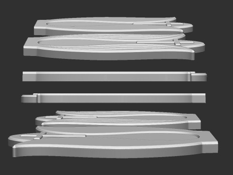 Tulip-shaped Tombstones 3D Baskı Modeli