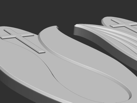 Tulip-shaped Tombstones 3D Baskı Modeli