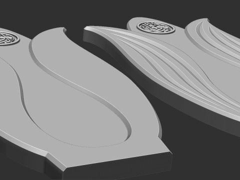 Tulip-shaped Tombstones 3D Baskı Modeli