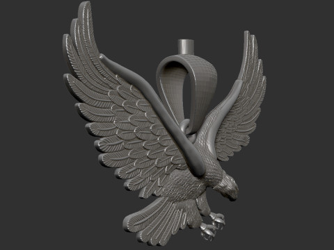 Eagle Pendant 3D प्रिंट मॉडल