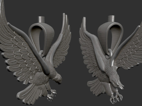 Eagle Pendant 3D प्रिंट मॉडल