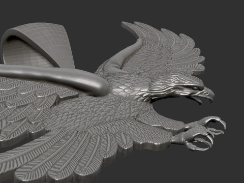 Eagle Pendant 3D प्रिंट मॉडल